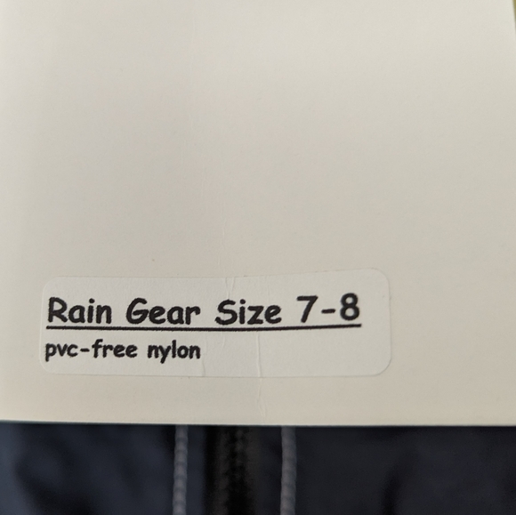LETTUCE BEE | Rain Jacket, Navy Blue - Picture 9 of 9